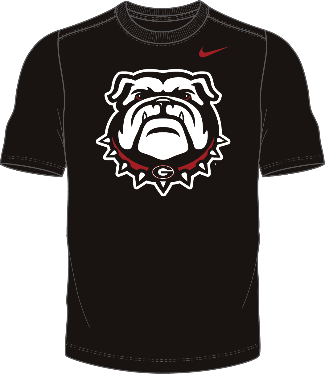 NCAA Georgia Bulldogs Nike Men's Legend Alternate Logo Tee (Black)