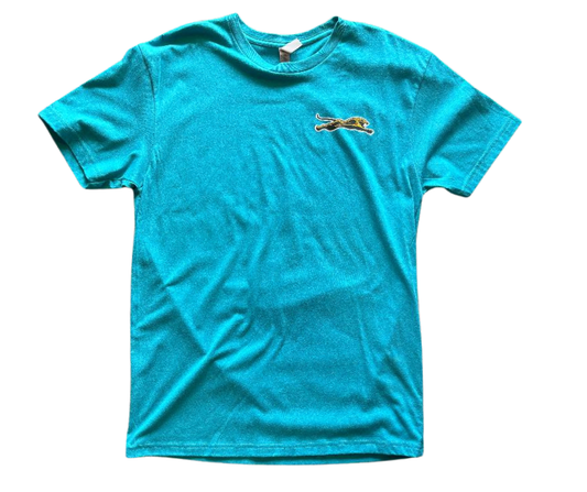 Jacksonville Generation Jaguars Men's Leaping Duval Teal T-Shirt
