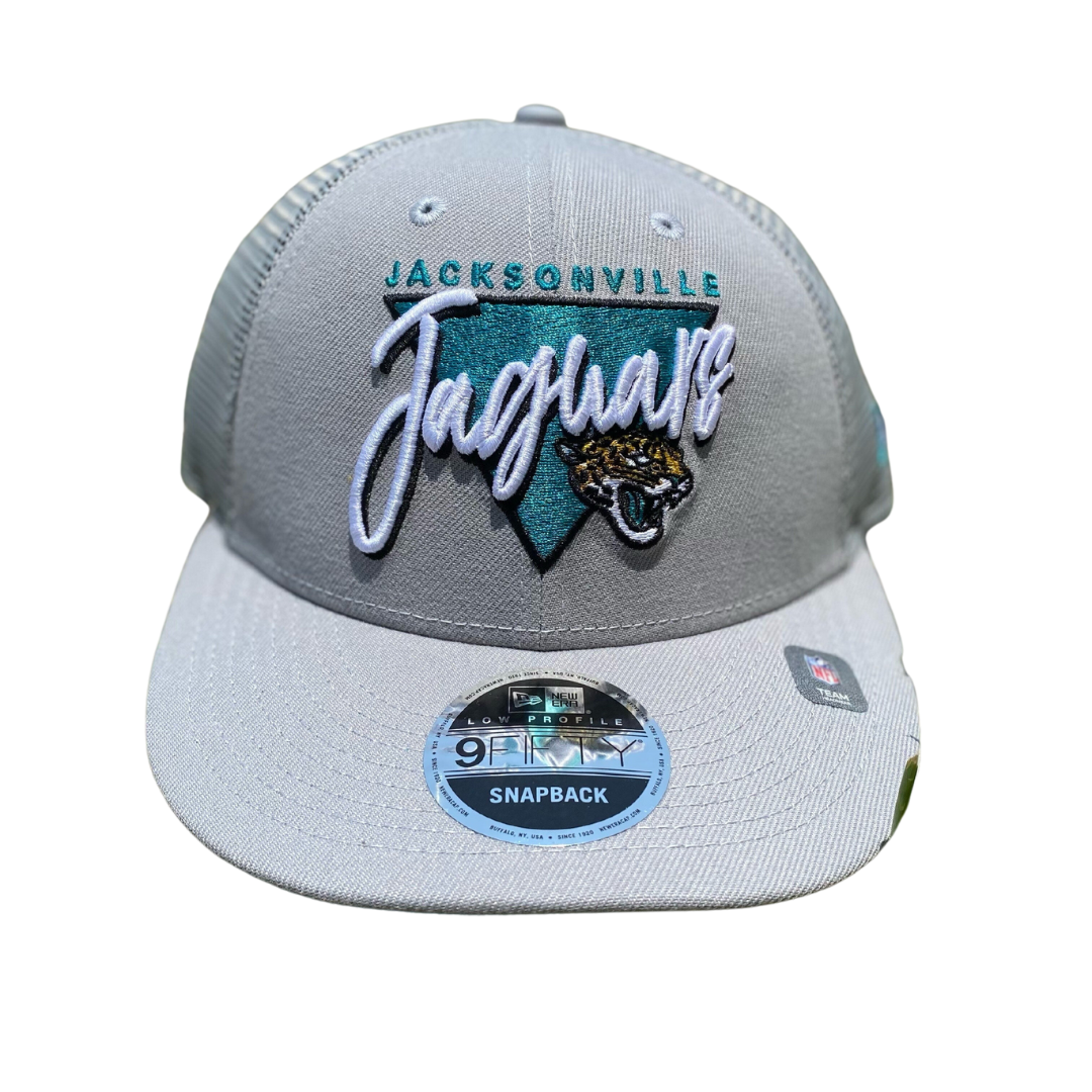 Jacksonville Jaguars Gray White Mesh 9Fifity Snapback