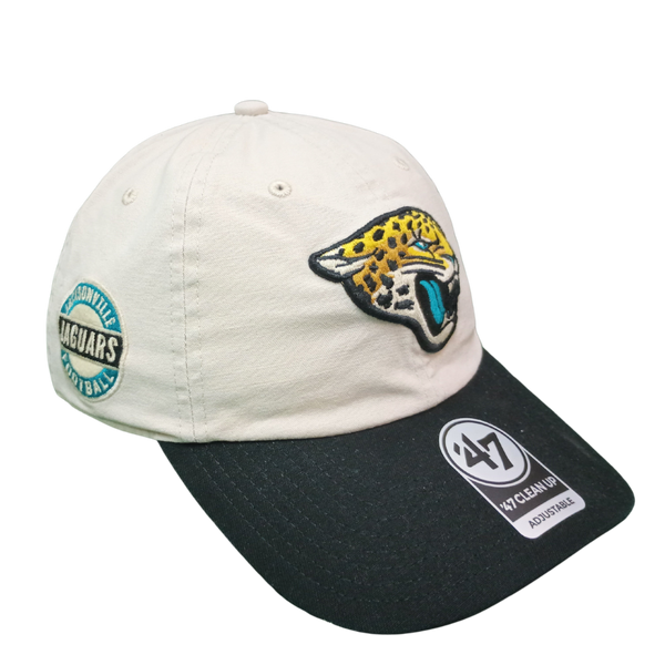 Jacksonville Jaguars '47 Brand Clean Up "Jaguars Football" Adjustable Hat
