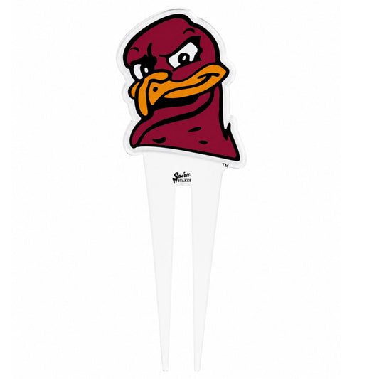 Virginia Tech Hokie Head Medium Garden Stake