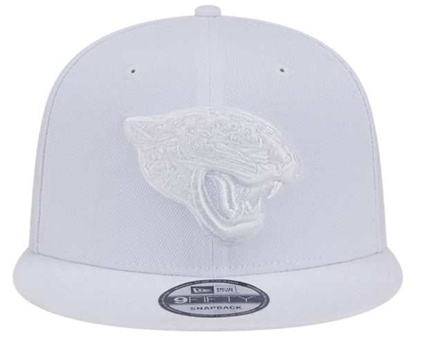 Jacksonville Jaguars New Era Main White on White 9Fifty Snapback