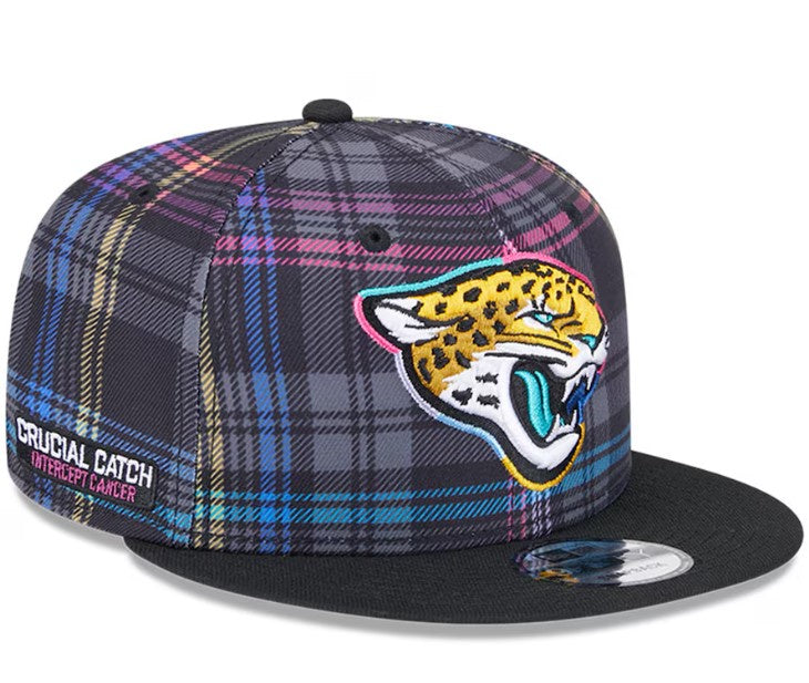 Jacksonville Jaguars New Era YOUTH 9Fifty 2024 Crucial Catch Snapback Hat
