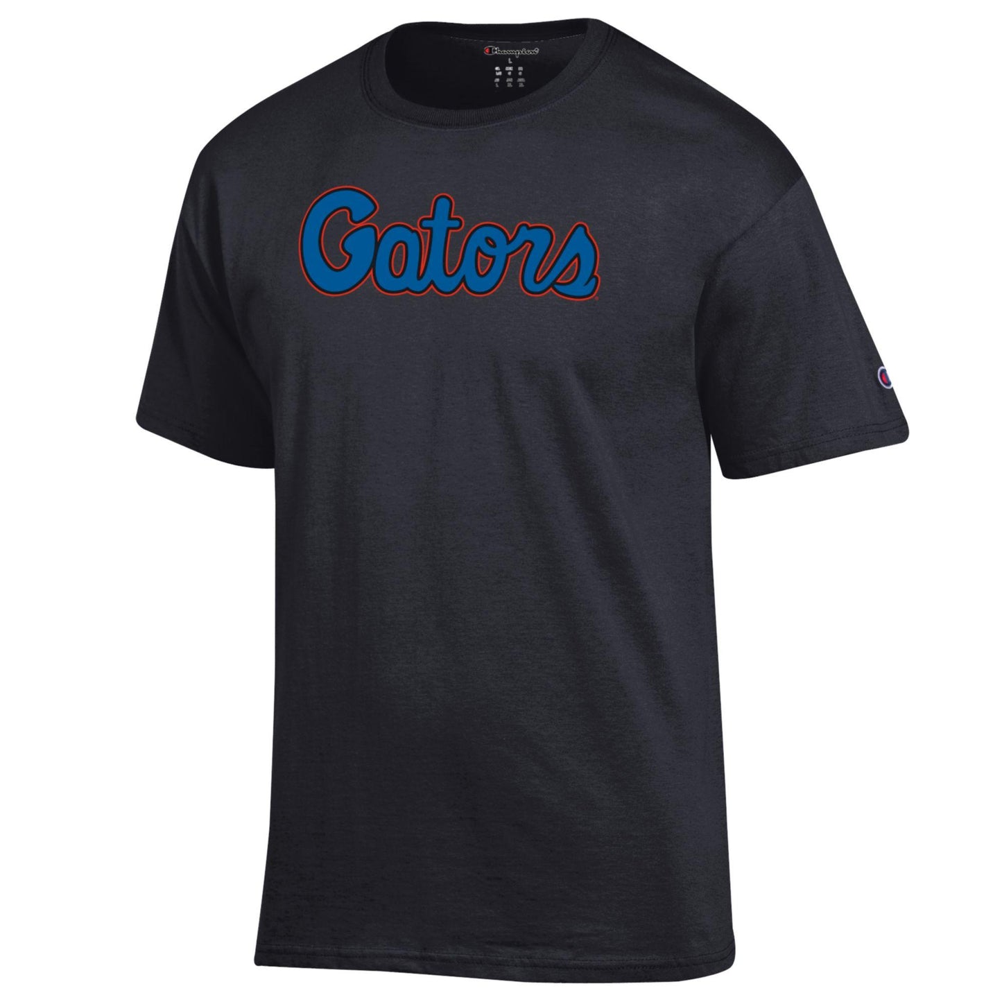 Florida Gators Men's Champion Gators Script Black Tee