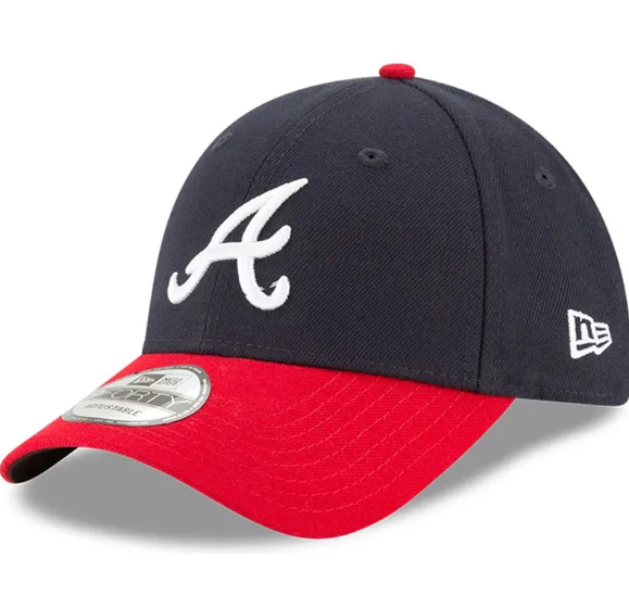 Atlanta Braves MLB New Era The League 9Forty Navy/Red Adjustable Hat