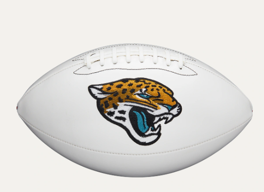 Jacksonville Jaguars Wilson Signature Autograph Football - officially licensed fan gear
