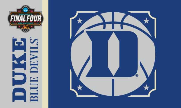 NCAA 2024 Final Four Duke 3x5 Flag