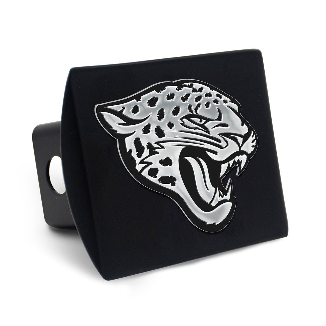 NFL Jacksonville Jaguars WinCraft Metal Emblem Hitch Cover Black