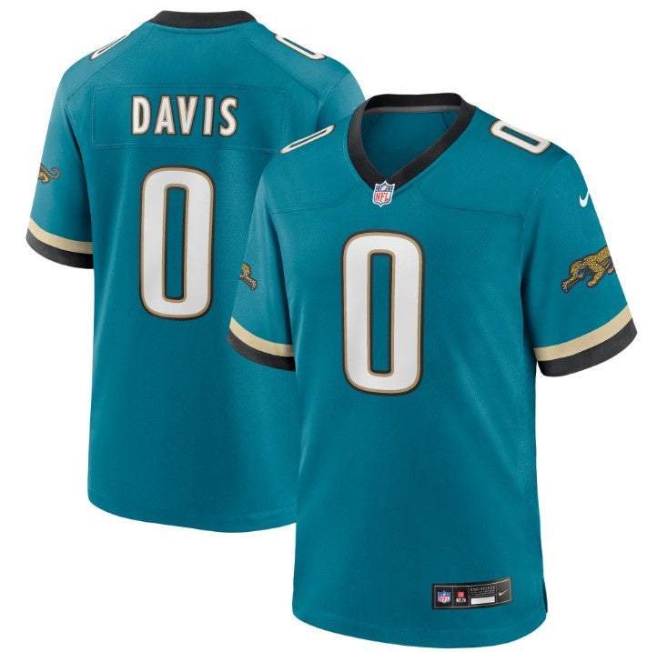 NFL Jacksonville Jaguars Gabe Davis Youth Nike Throwback Game Jersey