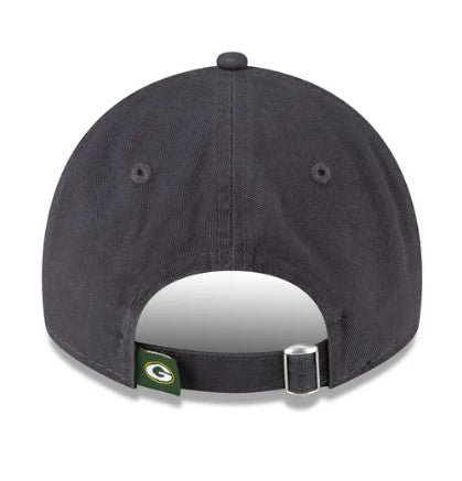 Green Bay Packers New Era Gray 9Twenty Core Classic Adjustable Hat