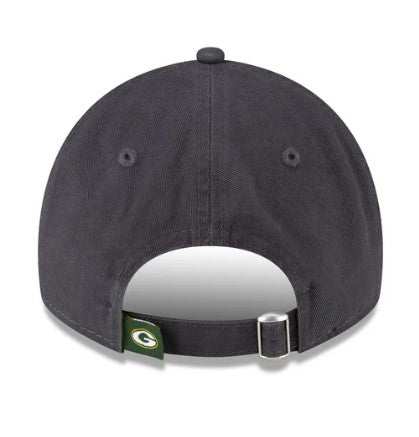 Green Bay Packers New Era Gray 9Twenty Core Classic Adjustable Hat