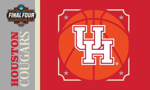 NCAA 2025 Final Four Houston Cougars 3x5 Flag
