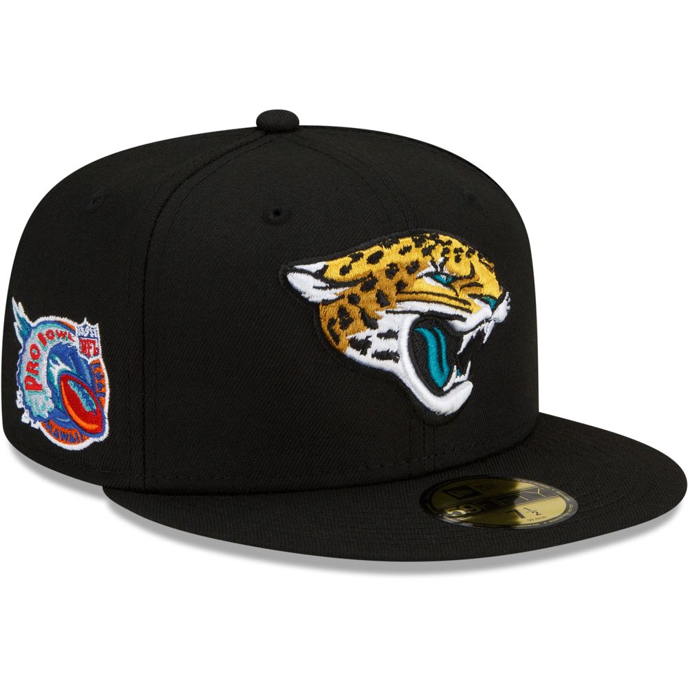 Jacksonville Jaguars New Era Black Jag Head Color 59Fifty "Pro Bowl" Fitted Hat