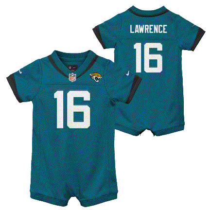 Trevor Lawrence Jacksonville Jaguars Nike Infant Player Name & Number Jersey- Teal - officially licensed fan gear