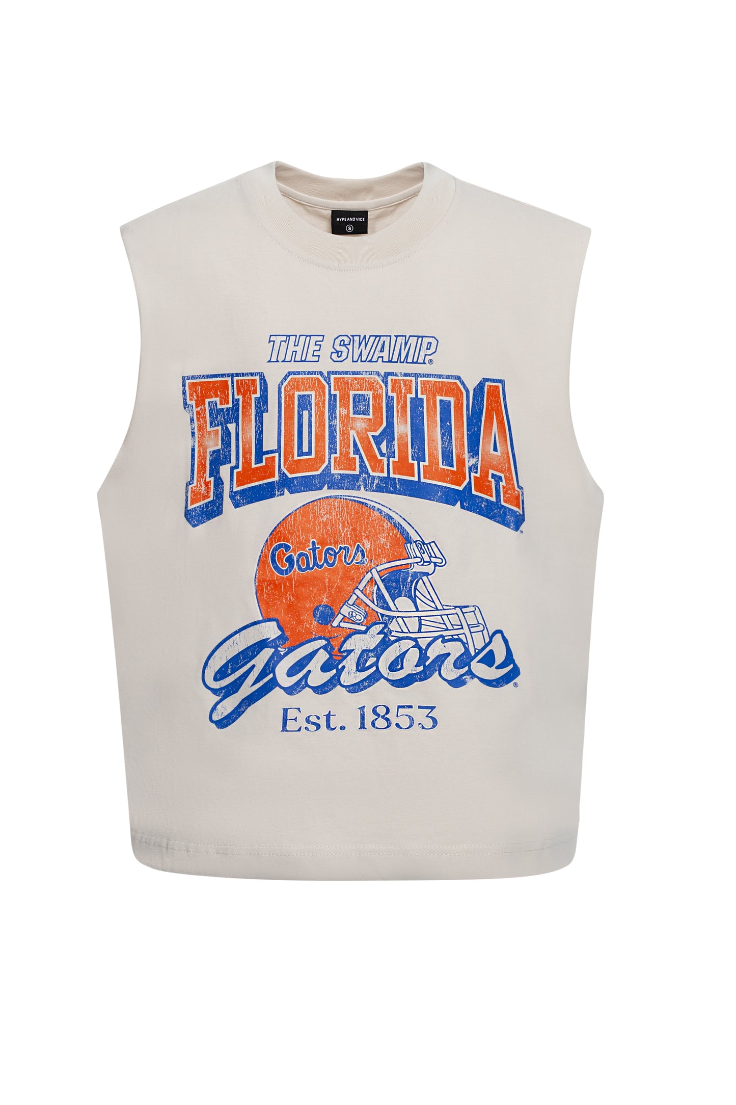 Florida Gators Hype and Vice Ladies Vintage White Premium Tank