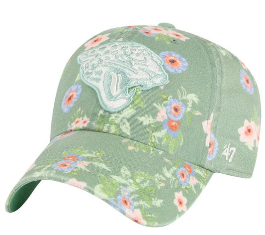 Jacksonville Jaguars '47 Ladies Green Meadow Garden Clean Up Hat