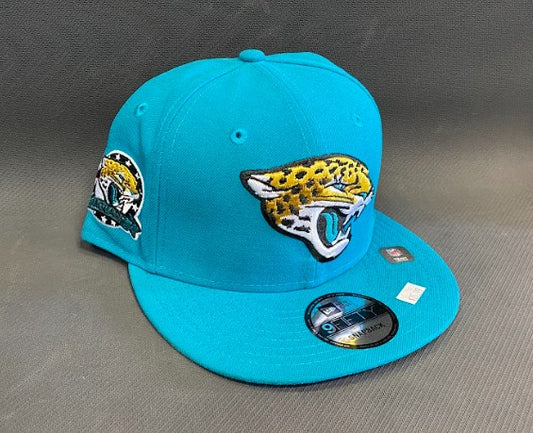 NFL Jacksonville Jaguars Low Profile 9FIFTY Teal Snapback - officially licensed fan gear