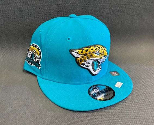 NFL Jacksonville Jaguars Low Profile 9FIFTY Teal Snapback - officially licensed fan gear