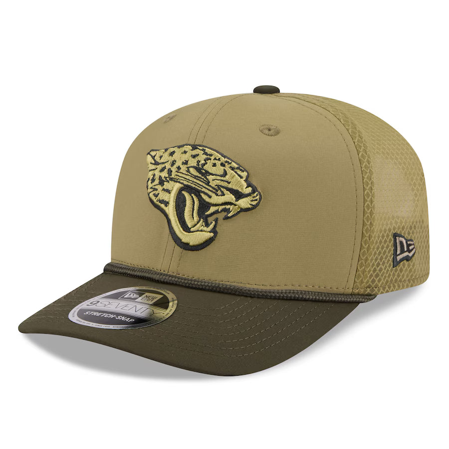 Jacksonville Jaguars Salute to Service 2025 New Era 970 Stretch- Snap
