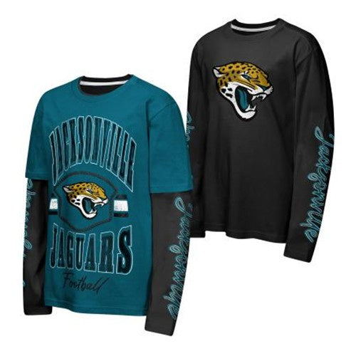 NFL Jacksonville Jaguars Outerstuff Kids Motion 3-in-1 Combo Tee