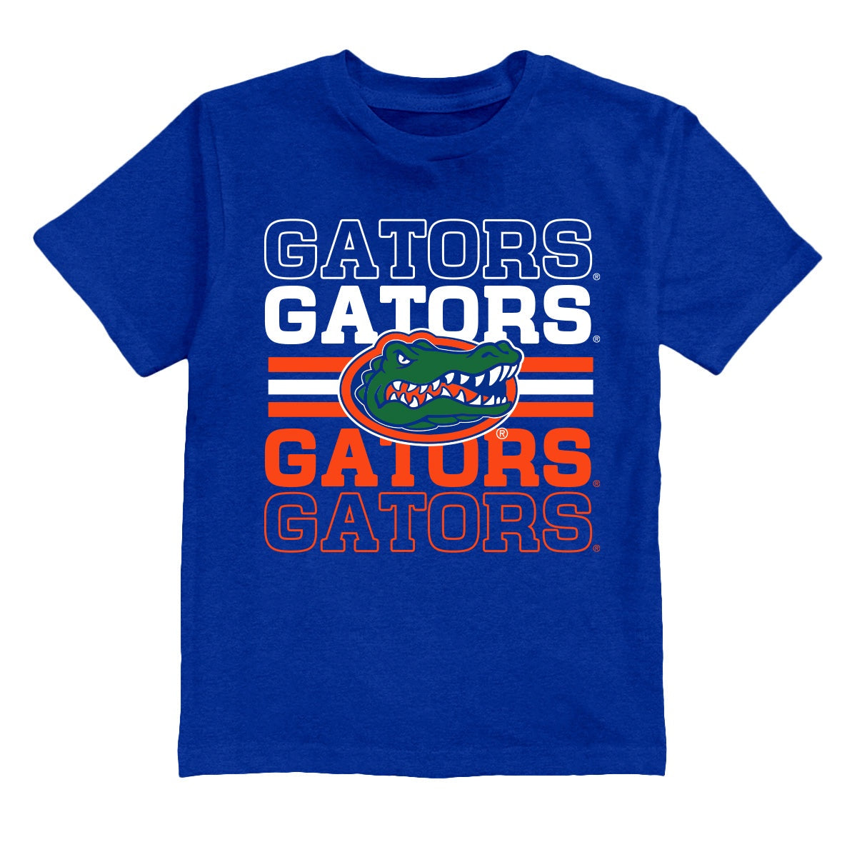 NCAA Florida Gators Vive La Fete Toddler Boys Stacked Logo Royal T-Shirt