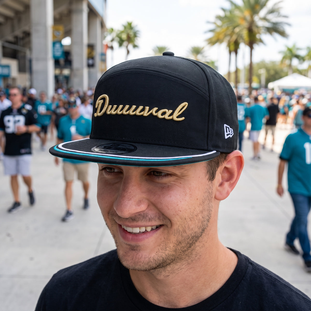 Jacksonville Jaguars New Era 2026 Rivalries 9FIFTY snapback worn at a game day