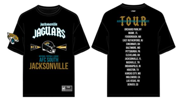 Jacksonville Jaguars T-Shirt – Official Fan Gear