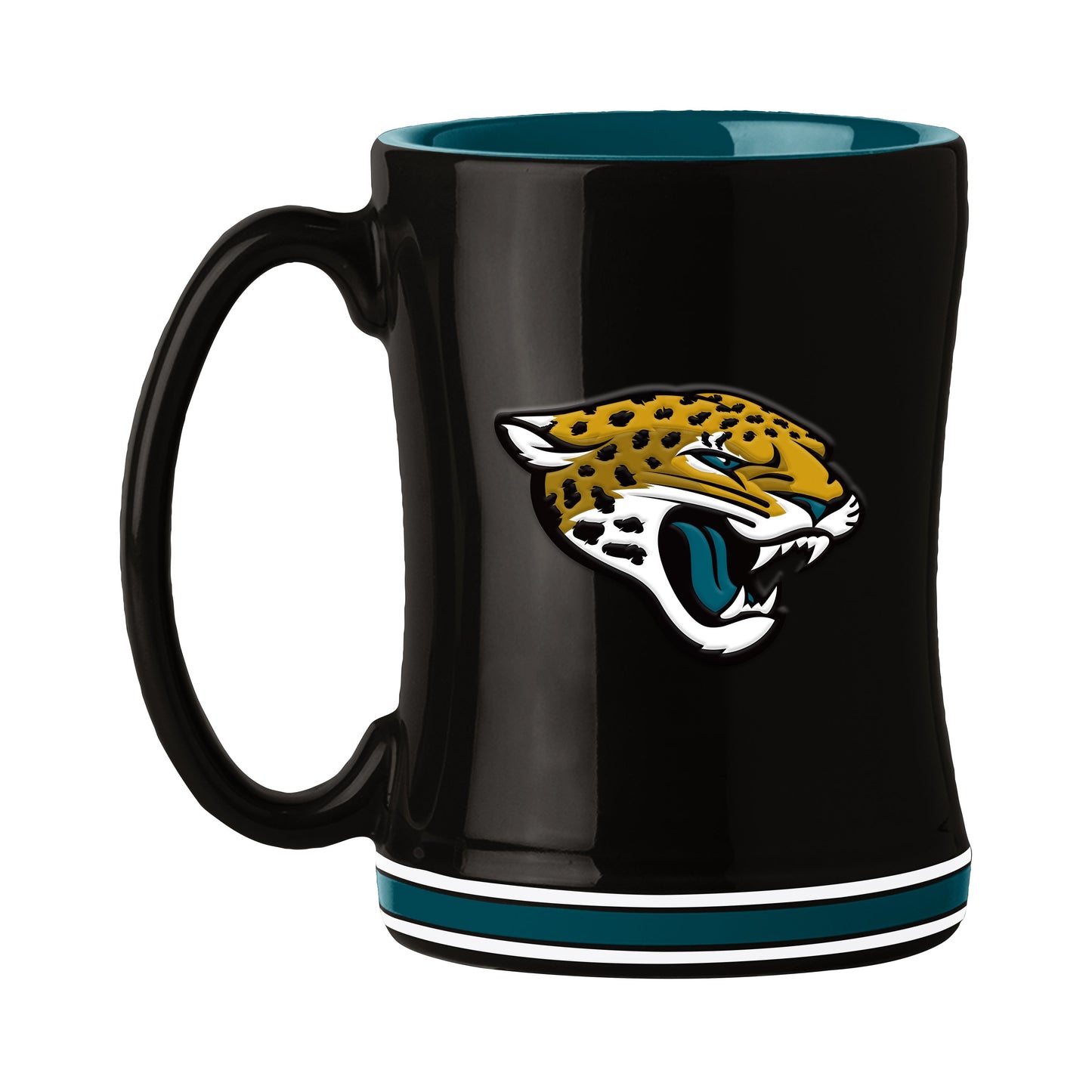 NFL Jacksonville Jaguars Logo Brands 14oz Relief Mug