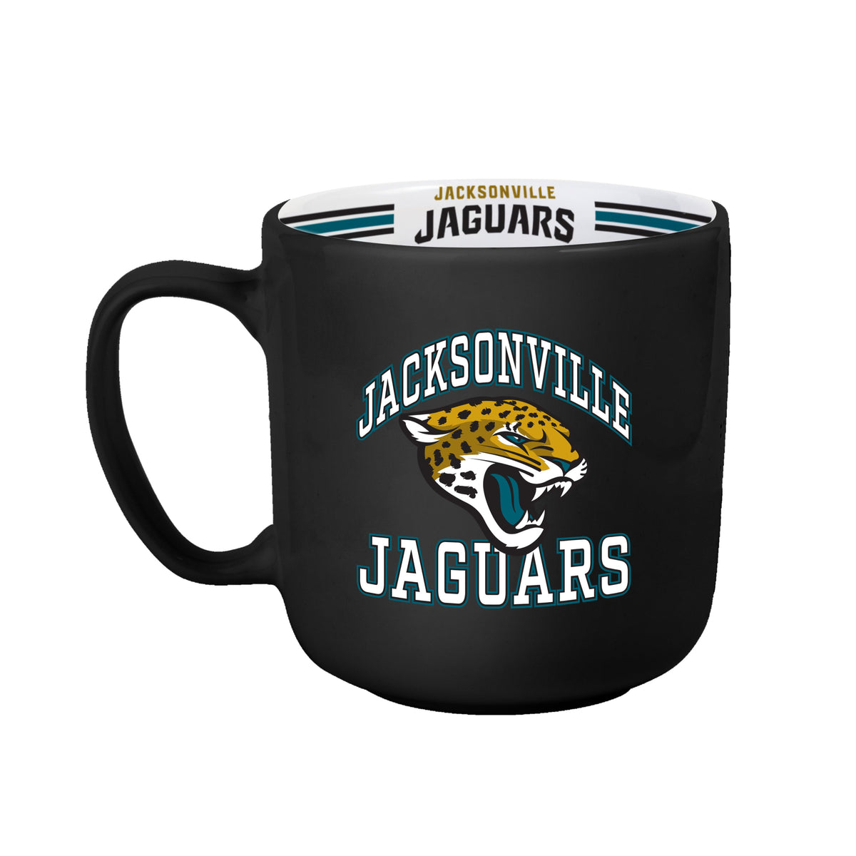 NFL Jacksonville Jaguars Logo Brands 15oz Stripe Mug