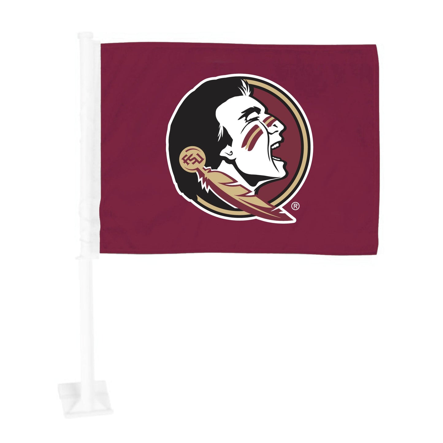 NCAA Florida State Seminoles Logo Brands Car Flag
