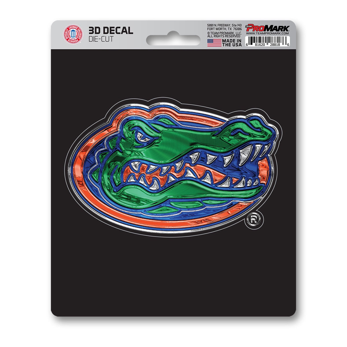 NCAA Florida Gators Logo Brands 3D Decal