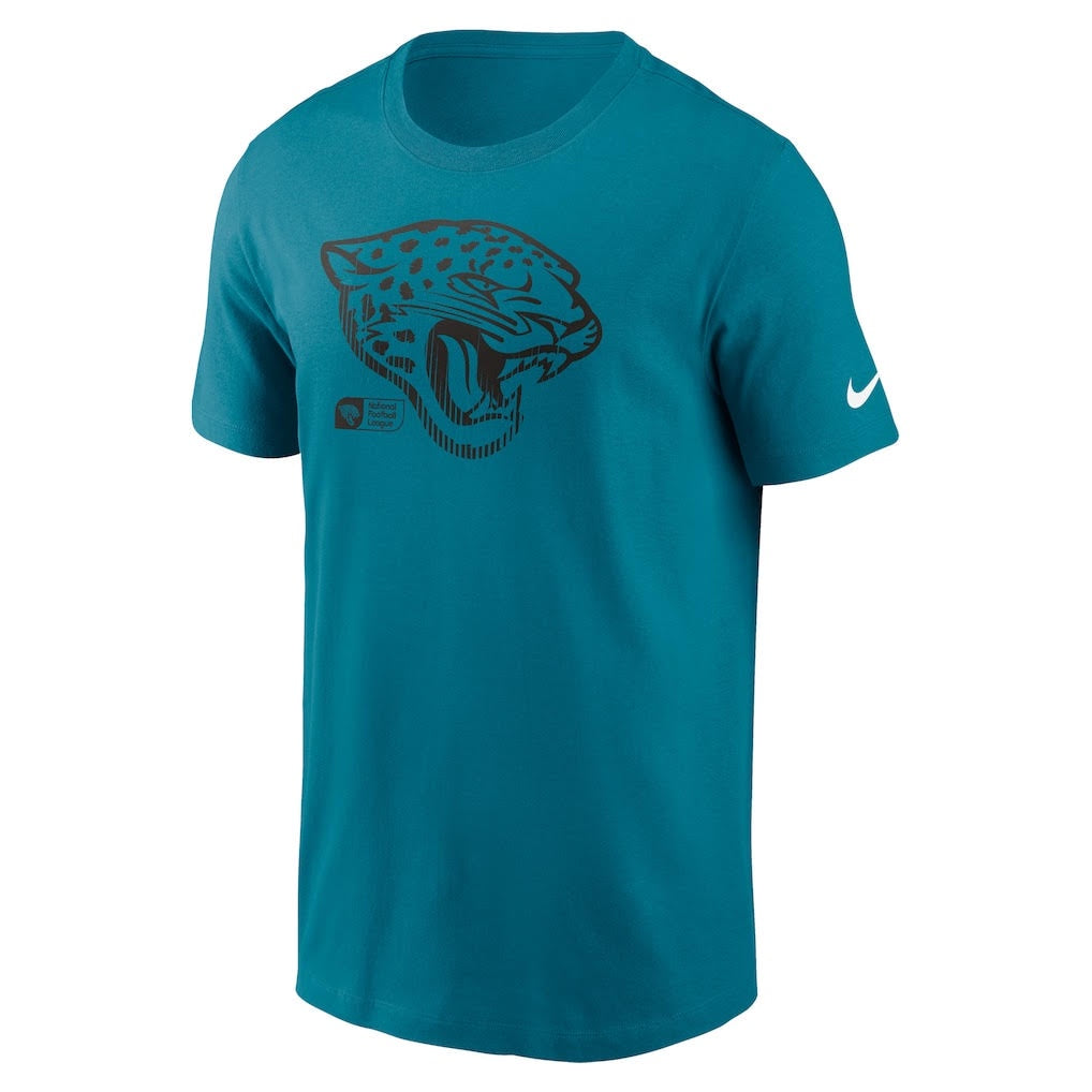Jacksonville Jaguars Outerstuff YOUTH Faded Essential Jaguars Teal Tee