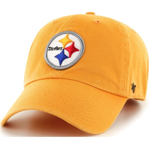 men's pittsburgh steelers clean up gold adjustable hat
