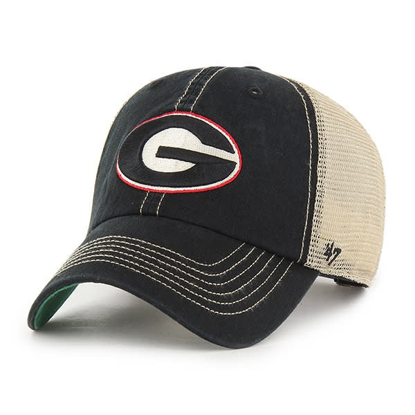 NCAA Georgia Bulldogs '47 Brand Trawler Clean Up Black Hat