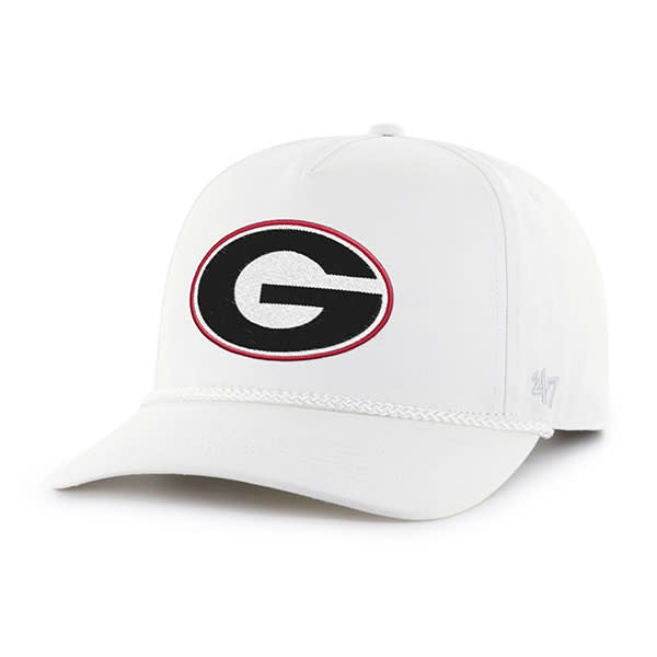NCAA Georgia Bulldogs '47 Brand Rope Hitch White Hat