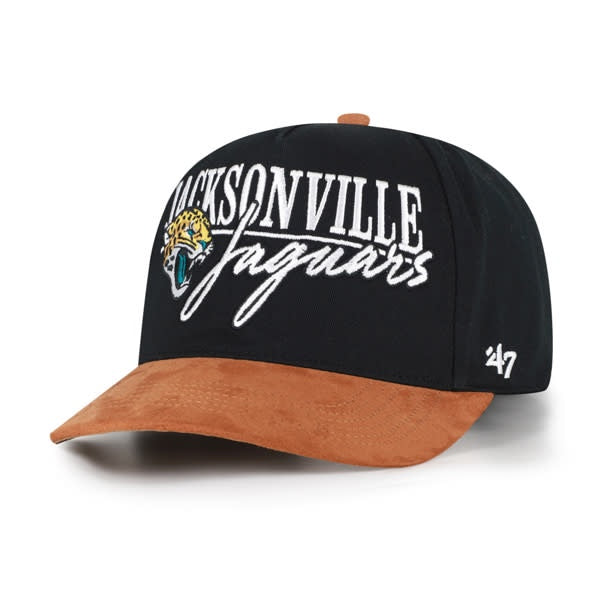 NFL Jacksonville Jaguars '47 Brand Scribe Line Hitch Black Hat