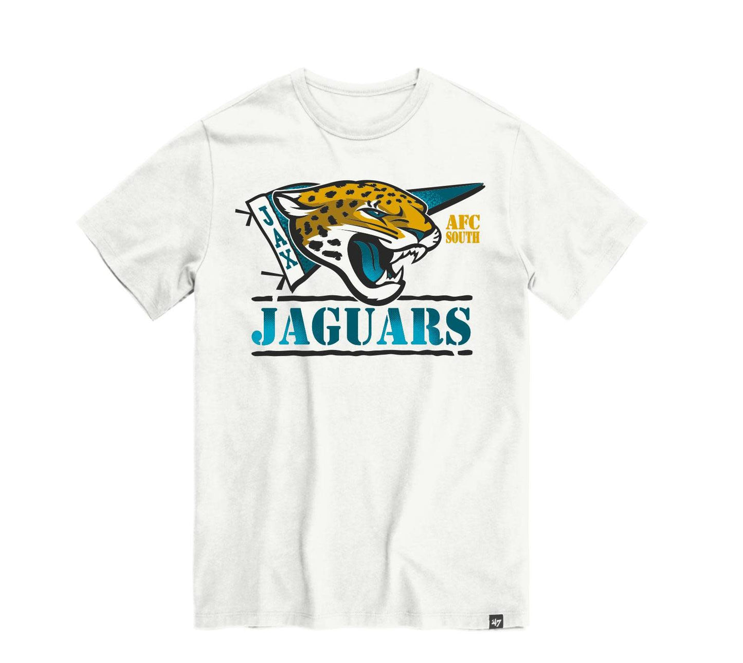 NFL Jacksonville Jaguars '47 Brand Motion Field Franklin Sandstone Tee