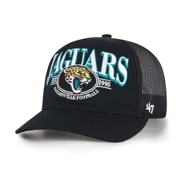 NFL Jacksonville Jaguars '47 Brand Deluxia Hitch Black Hat