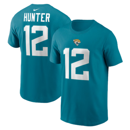PRE-ORDER NFL Jacksonville Jaguars Travis Hunter Nike Teal 2025 Game Youth Jersey T-Shirt - officially licensed fan gear