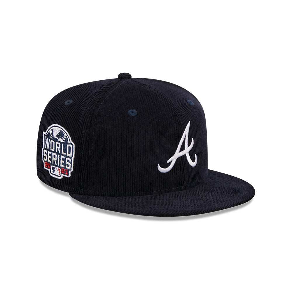 MLB Atlanta Braves 59FIFTY Sidepatch Fitted Hat - officially licensed fan gear
