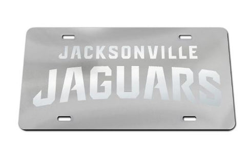 JACKSONVILLE JAGUARS FROSTED ACRYLIC CLASSIC LICENSE PLATE