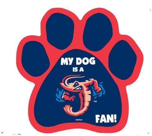 Jacksonville Jumbo Shrimp Pet Magnet - officially licensed fan gear