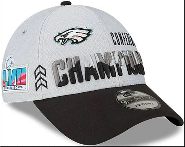 NFL New Era Philadelphia Eagles NFC Champions Locker Room 9FORTY Adjustable Hat