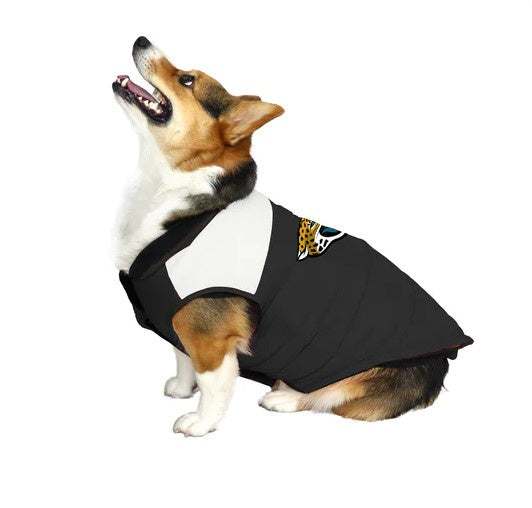 NFL Jacksonville Jaguars Pet Parka Puff Vest - officially licensed fan gear