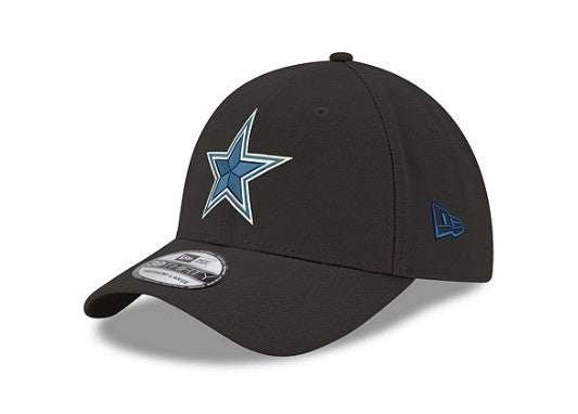 NFL Dallas Cowboys New Era Mens Black Star/Shield GCP 39ThirtyHat - officially licensed fan gear
