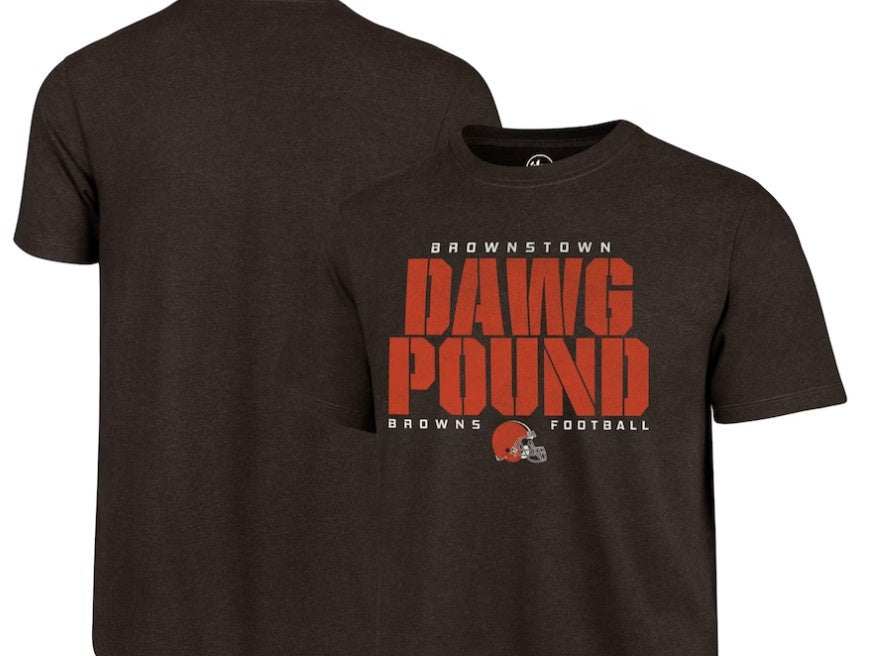 NFL Cleveland Browns '47 Brown Cleveland Browns Dawg Pound Regional Club T-Shirt - officially licensed fan gear