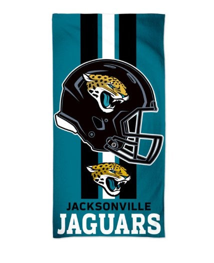 NFL Jacksonville Jaguars Fiber Beach Towel 9lb 30" x 60" - officially licensed fan gear