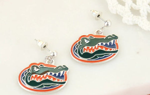 University of Florida Gators Enamel Logo "Gator Head" Earrings