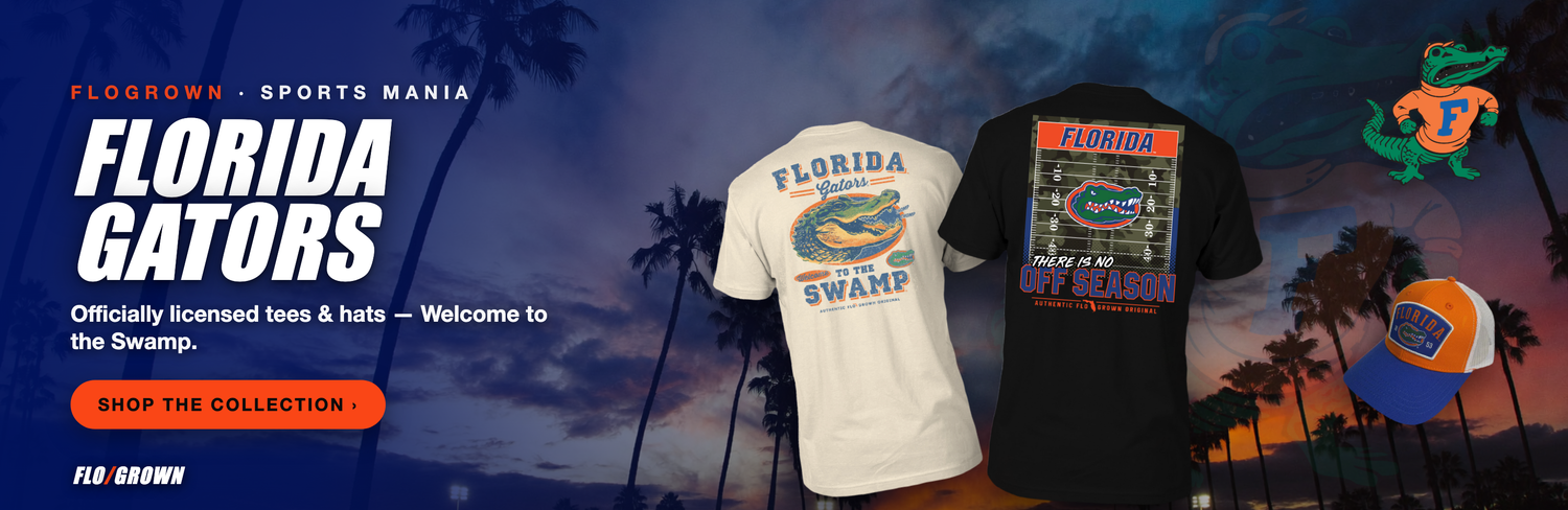FloGrown Florida Gators tees and hats