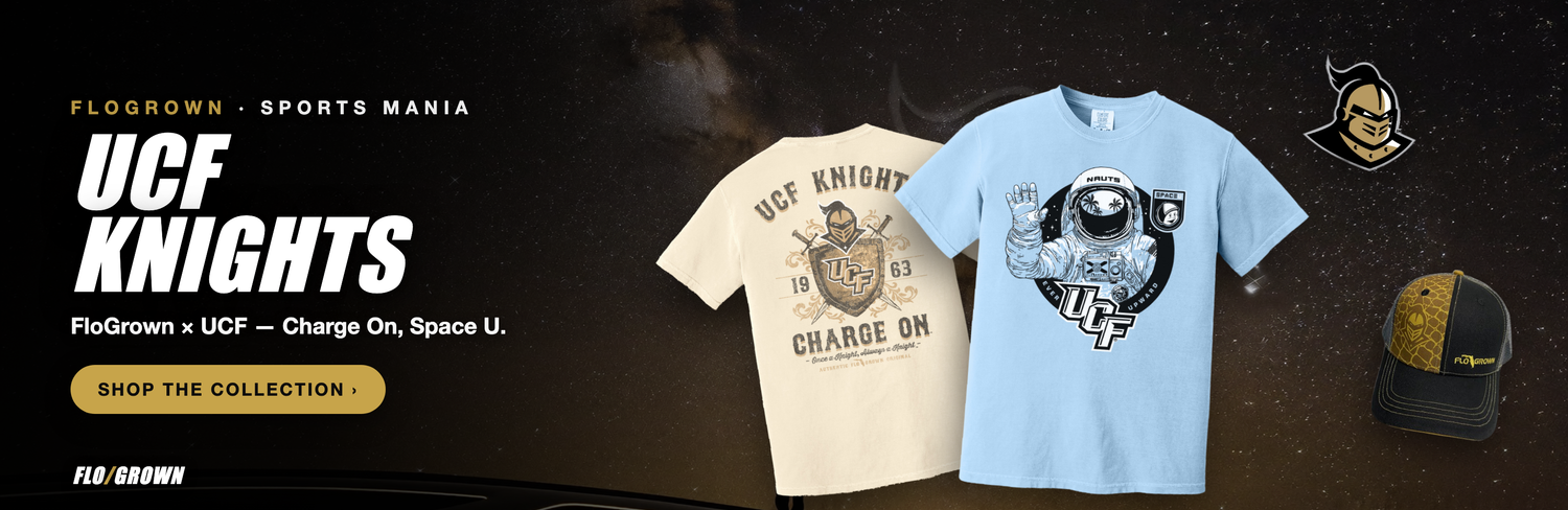 FloGrown UCF Knights tees and hats